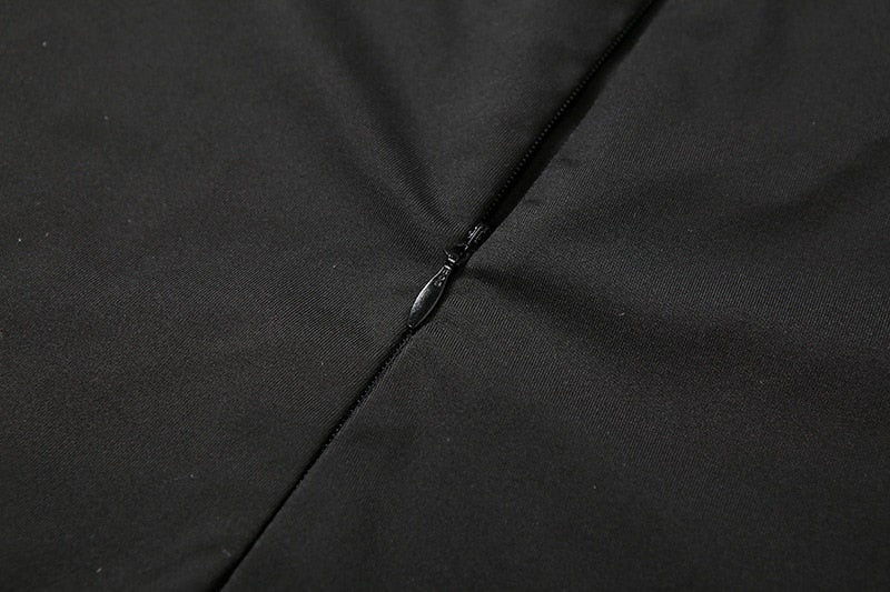 Bodycon Mock Neck Jumpsuit