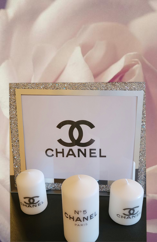 DIY Chanel Candle  Diy chanel candle, Chanel candles, Chanel room